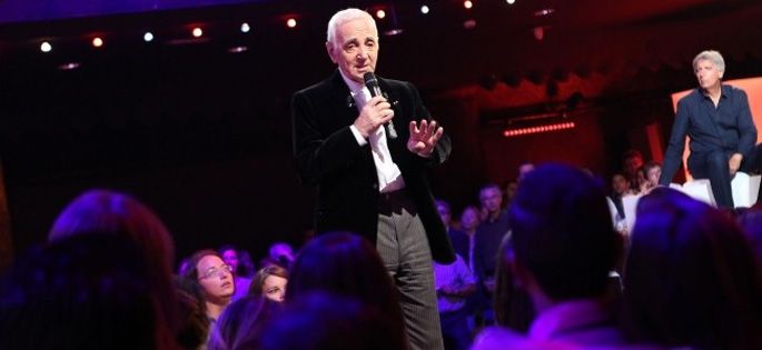 En tournage : “Hier encore” avec Charles Aznavour et soirée du rire avec Titoff pour France 2