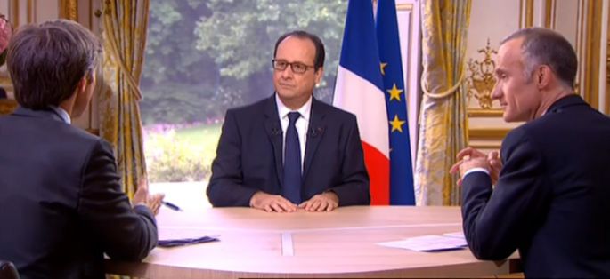 L'interview du 14 juillet de François Hollande suivie par 7,2 millions de téléspectateurs