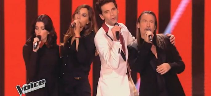 “The Voice” : Zazie, Jenifer, Mika et Florent Pagny reprennent "Rue de la Paix" (vidéo)