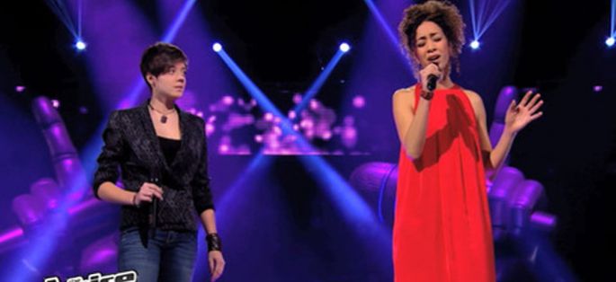 “The Voice” : 1ères images de la Battle entre Najwa et Elodie samedi soir sur TF1