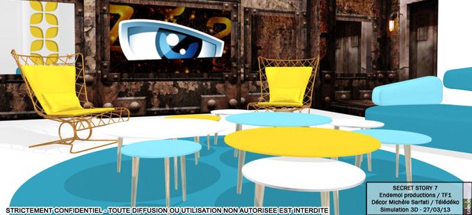 “Secret Story” : TF1 dévoile la première image 3D du salon de la maison des secrets