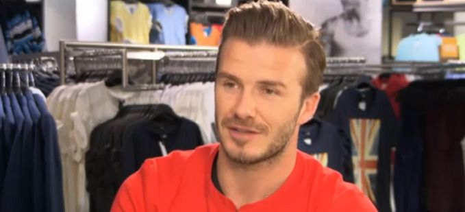 1ères images de David Beckham qui se confie dans “50mn Inside” samedi 1er juin sur TF1