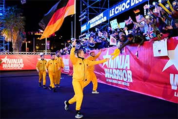 ninja warrior choc des nations allemagne