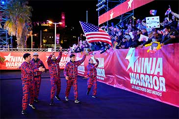 ninja warrior choc des nations etats unis
