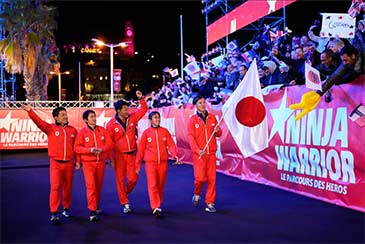 ninja warrior choc des nations japon