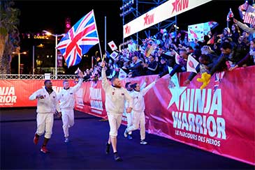 ninja warrior choc des nations royaume uni