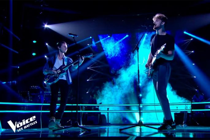 Replay “The Voice” : Owlite et Tristan chantent « Les mots bleus » de Christophe (vidéo)
