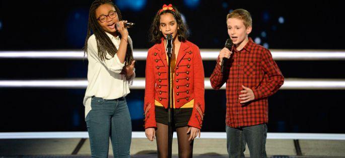 Replay “The Voice Kids” : battle Jane, Naomie et Théo sur « Vieillir avec toi » (vidéo)
