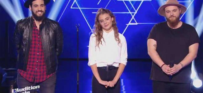 Replay “The Voice” : l&#039;audition finale de Aurélien, Alliel et Maëlle (vidéo)