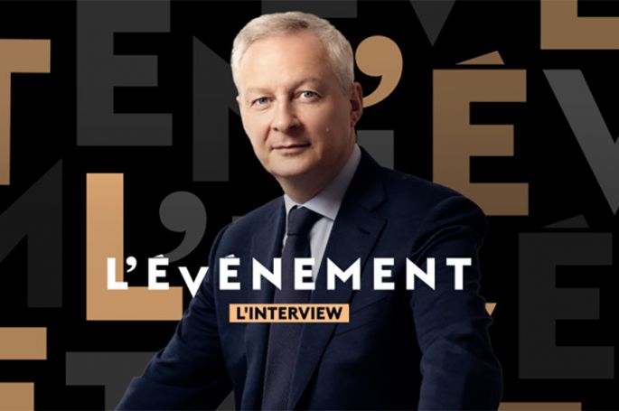 Bruno Le Maire invité de &quot;L&#039;Événement&quot; sur France 2 jeudi 28 septembre 2023 après le 20H