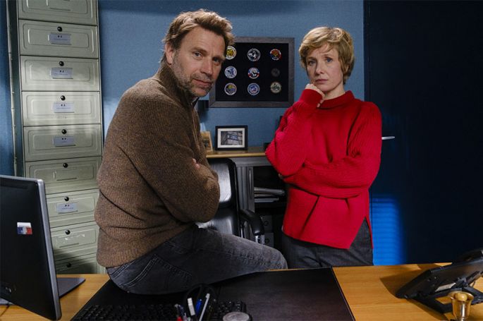 Inédit &quot;Meurtres au Puy-en-Velay&quot; samedi 28 décembre 2024 sur France 3 avec Gaëlle Bona et Thomas Jouannet