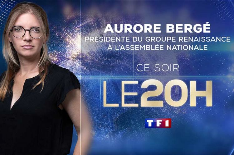Aurore Bergé invitée du JT de 20H de TF1 ce jeudi 30 mars 2023