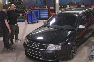 &quot;Wheeler Dealers France&quot; : restauration d&#039;une Audi RS6 lundi 9 décembre 2024 sur RMC Découverte