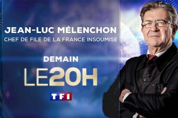 Jean-Luc Mélenchon invité du JT de 20H de TF1 jeudi 23 mars 2023