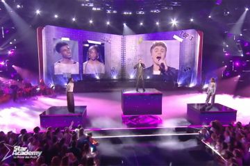 Replay "Star Academy" : Le match du Top 3 : Ebony, Charles et Franck chantent "Hello" d'Adele (vidéo)
