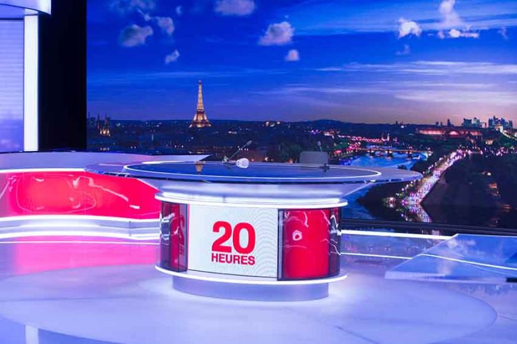 Virginie Lemoine & André Manoukian invités du 20H de France 2 ce week-end