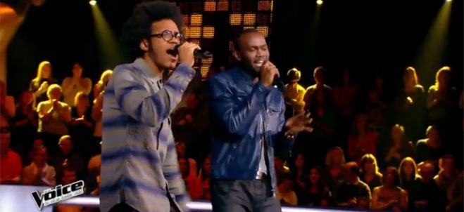 Replay “The Voice” : La Battle Alvy Zamé / Julien sur « Rythm is Love » de Keziah Jones (vidéo)