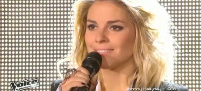 Vidéo Replay “The Voice” : Sophie Tapie interprète « L&#039;envie » de Johnny Hallyday