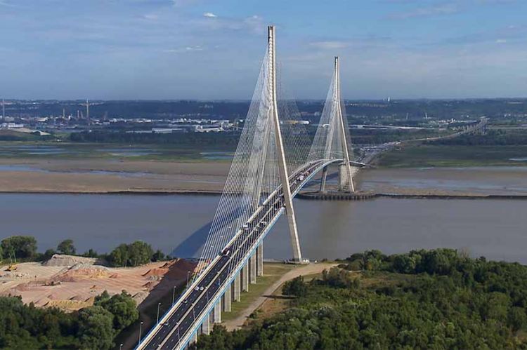 "Le pont de Normandie, un chantier hors norme" sur RMC Découverte lundi 15 janvier 2024 - Vidéo