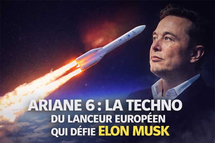 "Ariane 6 : la techno du lanceur européen qui défie Elon Musk" sur RMC Découverte lundi 19 janvier 2026