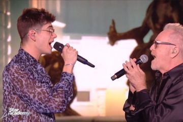 &quot;Star Academy&quot; : Axel et Umberto Tozzi chantent &quot;Ti amo&quot; - Vidéo