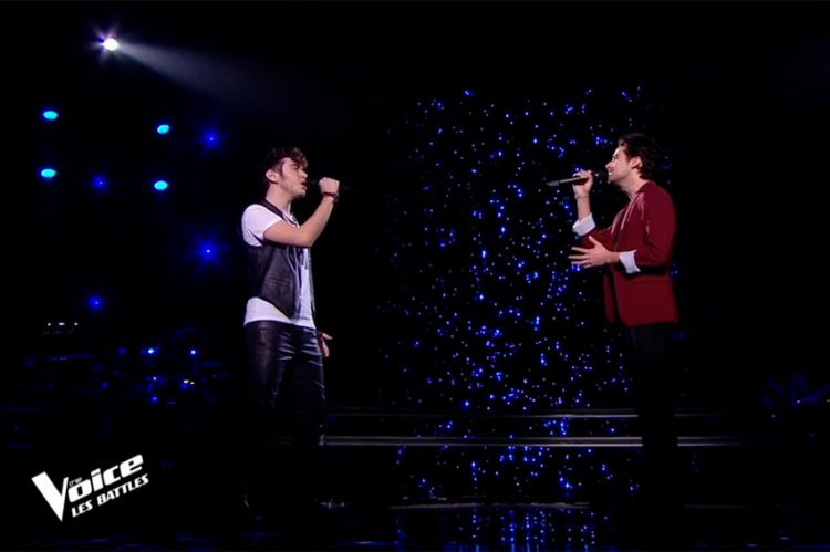 Replay “The Voice” : Sam Tallet & Romain chantent « Fan » de Pascal Obispo (vidéo)