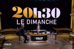 “20h30, le dimanche” : Virginie Efira &amp; Christelle Brua invitées de Laurent Delahousse sur France 2