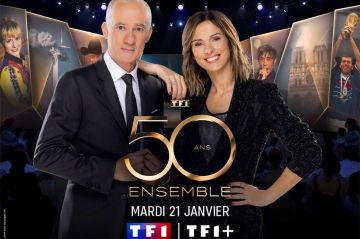 TF1 fête ses 50 ans mardi 21 janvier 2025 avec Isabelle Ithurburu et Gilles Bouleau (vidéo)