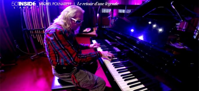 Retour de Michel Polnareff : sujet dans “50mn Inside” sur TF1, les 1ères images (vidéo)