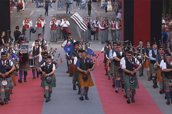 La grande parade des nations celtes du 54ème Festival interceltique de Lorient diffusée le 3 août 2025 sur France 3