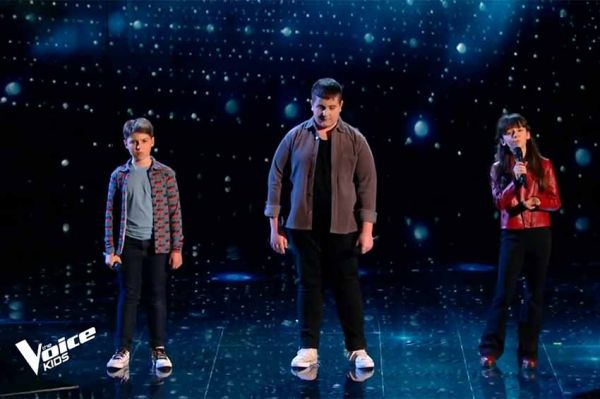 Replay “The Voice Kids” : Gabriel, Manon &amp; Titouan chantent « Il est où le bonheur ? » de Christophe Maé (vidéo)