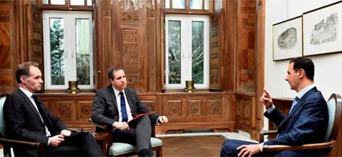 Interview de Bachar Al-Assad sur TF1, Europe 1 & LCI diffusée ce jeudi 16 février