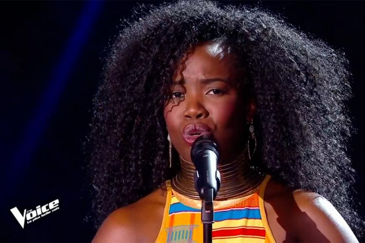 Replay “The Voice” : Stellia Koumba chante « La quête » de Jacques Brel (vidéo)