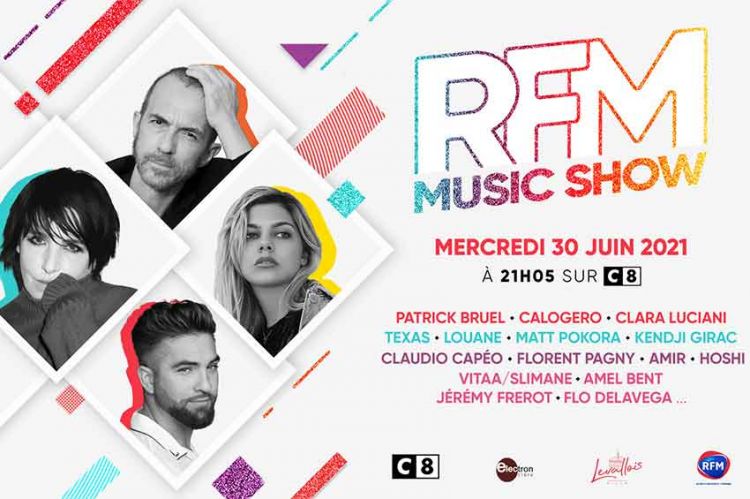 C8 diffuse le “RFM Music Show” mercredi 30 juin : les artistes sur scène