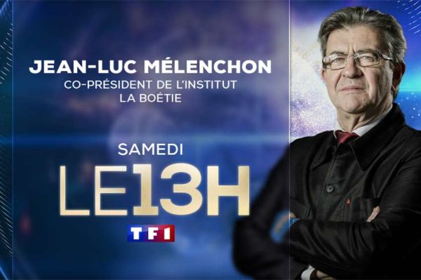 Jean-Luc Mélenchon invité du Journal de 13 Heures de TF1 samedi 23 août 2025