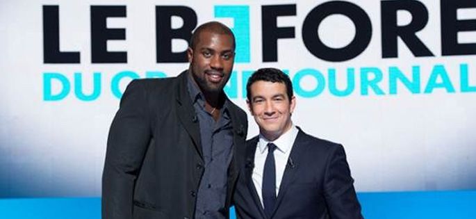 Le champion olympique Teddy Riner parrain de la première du  “Before du Grand Journal” sur CANAL+