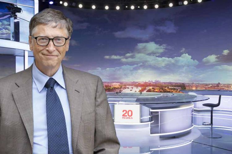 Bill Gates sera l'invité de Thomas Sotto dans le JT de 20H de France 2 vendredi 6 mai