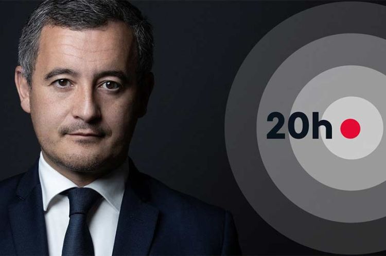 Gérald Darmanin invité du Journal de 20 heures de France 2 ce mardi 17 mars 2026