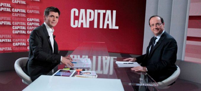 Thomas Sotto recevra François Hollande dans “Capital” dimanche 16 juin en direct à 20:50