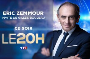 Éric Zemmour invité du JT de 20 Heures de TF1 ce mardi 30 novembre