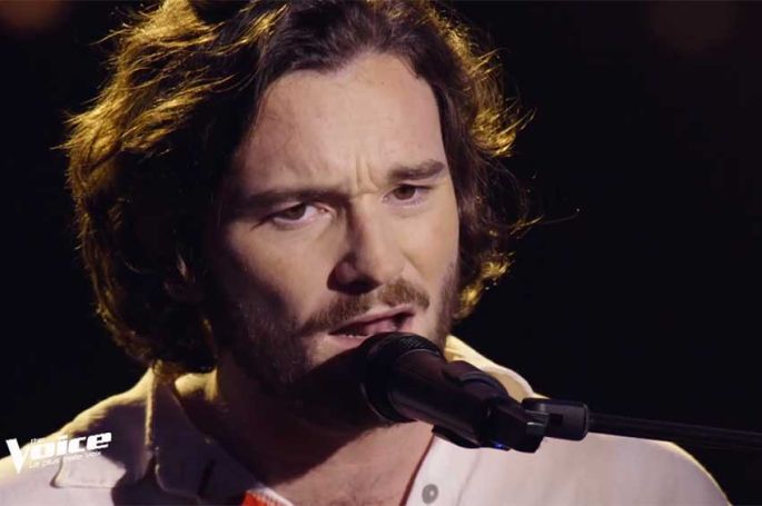 Replay "The Voice" : Tristan chante "Millésime" de Pascal Obispo (vidéo)