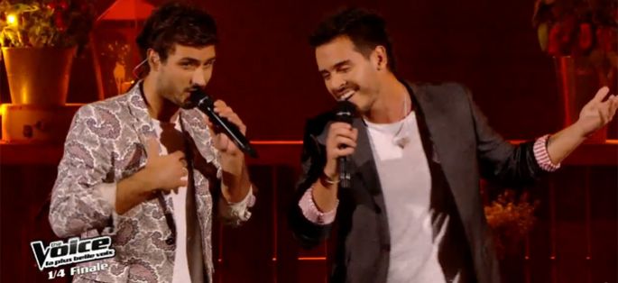 Replay “The Voice” : les Fréro Delavega chantent « Je m’voyais déjà » de Charles Aznavour (vidéo)