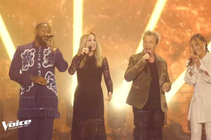 "The Voice" : Regardez les 4 coachs qui ouvrent la saison 15 sur "Your Song" d’Elton John (vidéo)