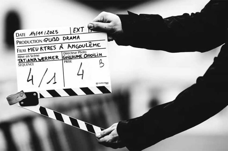 "Meurtres à Angoulême" en tournage pour France 3 avec Constance Dollé, Zacharie Chasseriaud et Bruno Solo