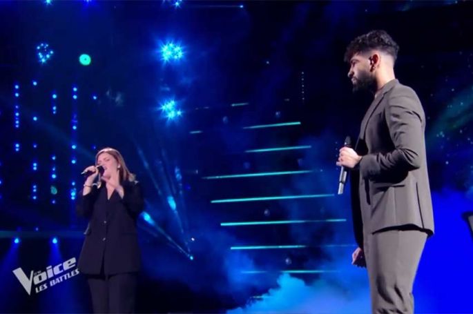 The Voice : TF1 dévoile la Battle de Auna et Hamid sur &quot;Sorry seems to be the hardest word&quot; d'Elton John (vidéo)