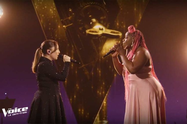 Replay "The Voice" : Mickaëlle Leslie et Linh chantent " J’avoue" (vidéo)