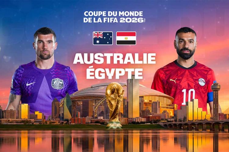 Coupe du Monde :  Australie / Égypte en direct sur M6 vendredi 3 juillet 2026