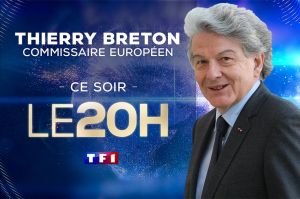 Thierry Breton invité du JT de 20 Heures de TF1 dimanche 21 mars
