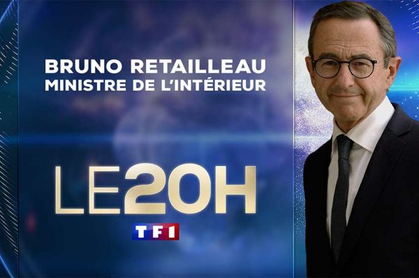 Bruno Retailleau invité du 20 Heures de TF1 ce lundi 23 septembre 2024