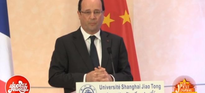 “Le Petit Journal” : révélations sur les questions-réponses &quot;libres&quot; de François Hollande en Chine
